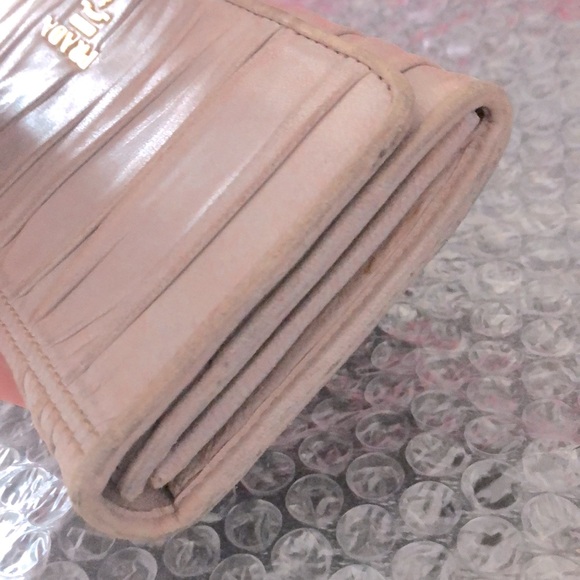 [PRADA] Nappa Gaufre Milano Soft Leather Continental Long Snap-Button Wallet - Picture 10 of 11